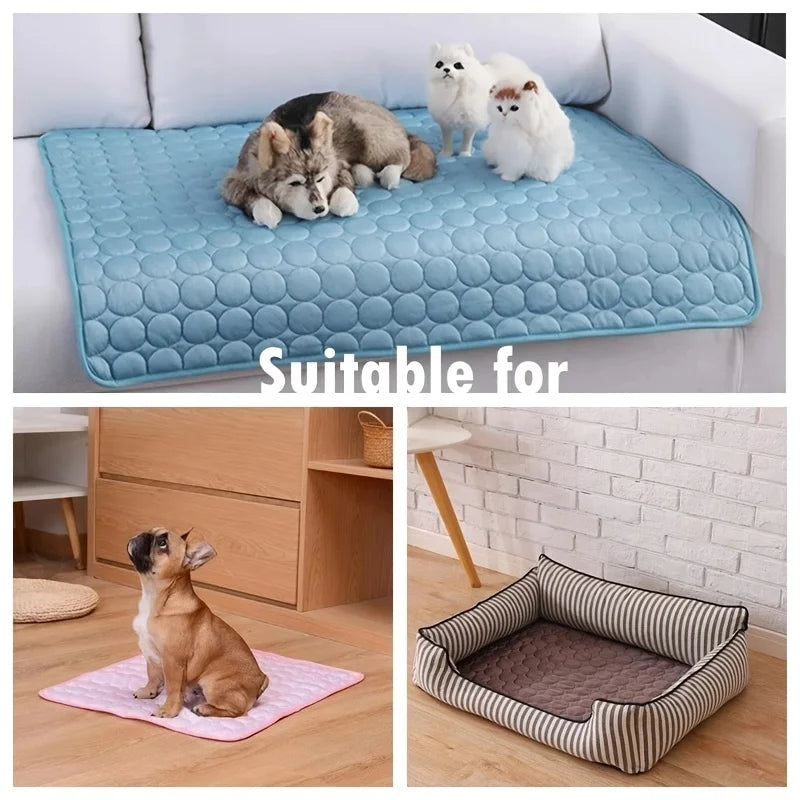 Hundekühlmatte – XL Größe, selbstkühlend & tragbar für große Hunde