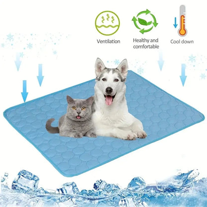 Hundekühlmatte – XL Größe, selbstkühlend & tragbar für große Hunde