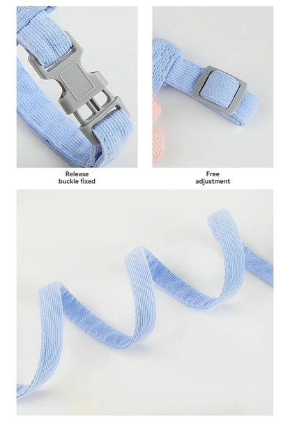 Adjustable Cat & Dog Harness with Leash Set