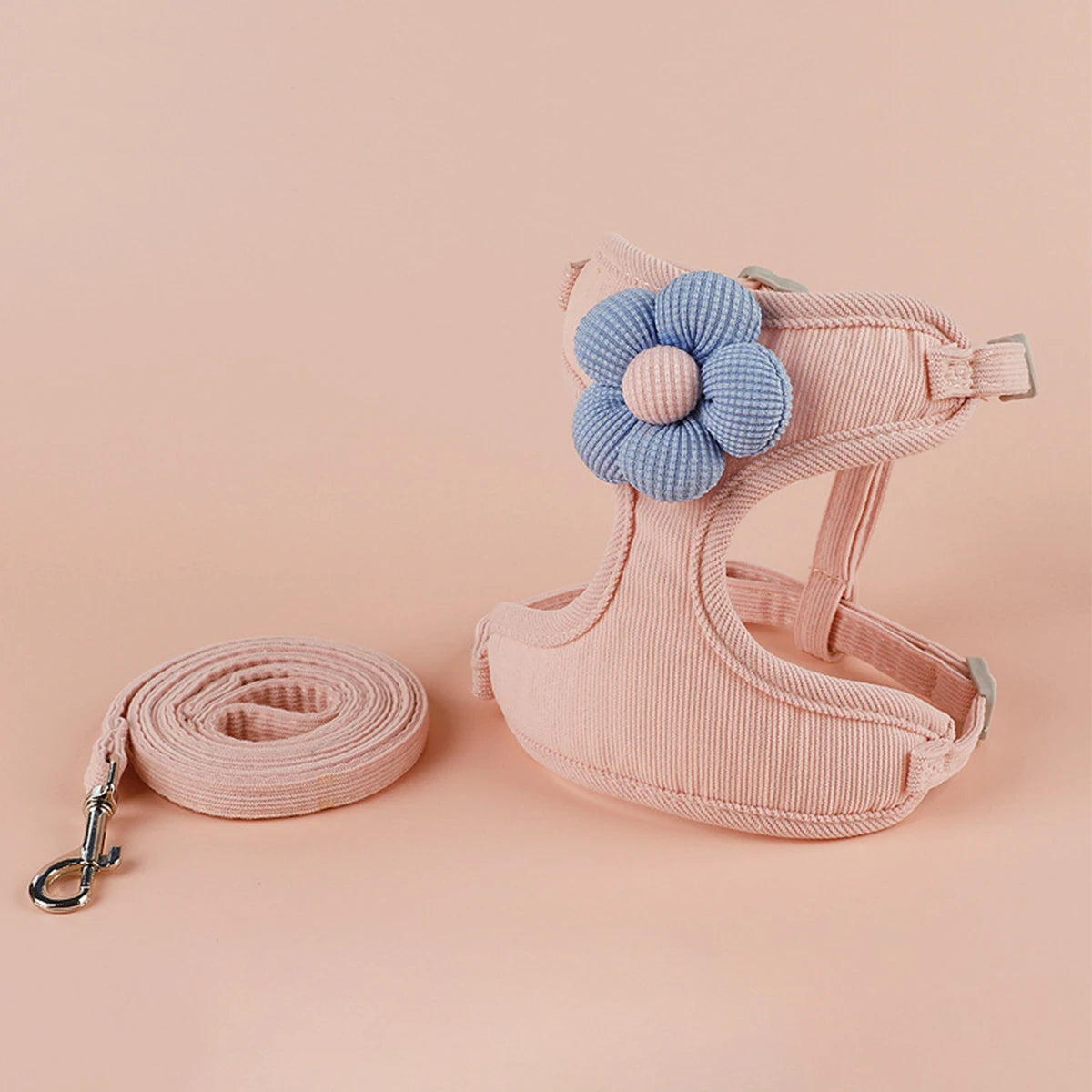 Adjustable Cat & Dog Harness with Leash Set
